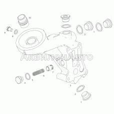 5344.1012012 Корпус масляного фильтра с клапаном теплообменника