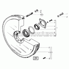 Маховик СМД-17,-17Н.01,-17Н.02,-17Н.03,-17Н.04,-18,-18Н.01,-18Н.02,-18Н.03,-18Н.04