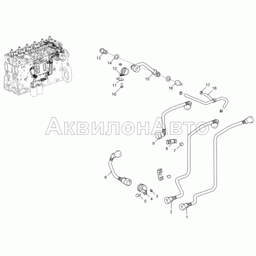 Трубопроводы топливные 536-30-110400-010