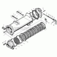 Радиатор водомасляный и краник сливной