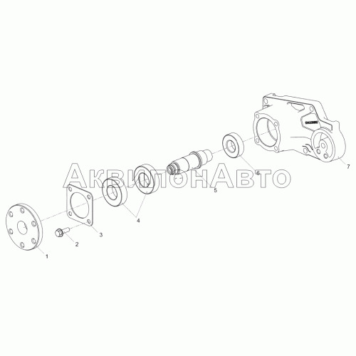 5343.1308011 Привод вентилятора 5343.1308011 Привод вентилятора