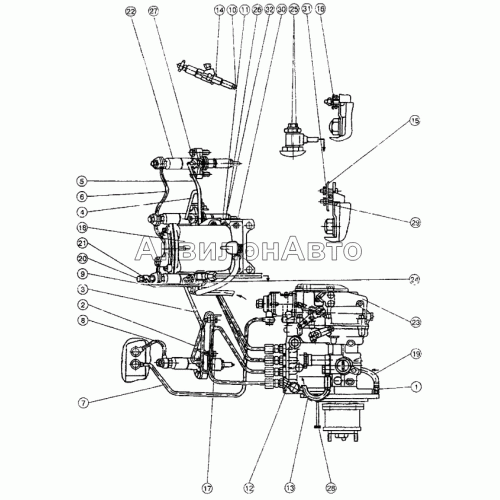 Топливные трубопроводы и установка топливной аппаратуры Топливные трубопроводы и установка топливной аппаратуры