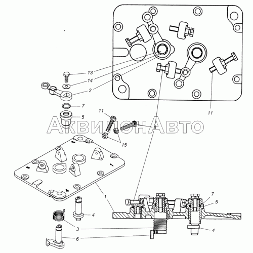 33.1110024 Крышка регулятора верхняя в сборе
