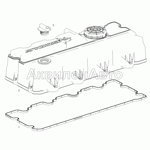 5340.1003260 Крышка головки цилиндров