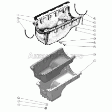 Установка масляного картера.