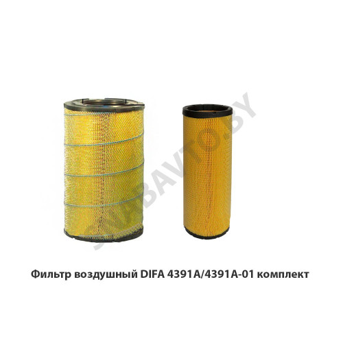 DIFA 4391A/4391-01 Фильтр воздушный DIFA 4391A/4391A-01 комплект