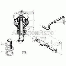 Предочиститель с обратным клапаном СМД-17,-17Н.01,-17Н.02,-17Н.03,-17Н.04,-18,-18Н.01,-18Н.02,-18Н.03,-18Н.04