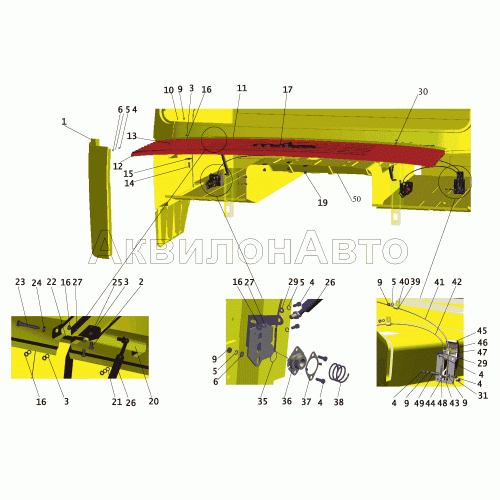 Установка облицовки 6430-8400018