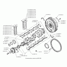 Коленчатый вал двигателя ЯМЗ-238