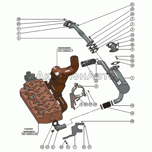 Установка рециркуляции отработавших газов (РОГ) Установка рециркуляции отработавших газов (РОГ)