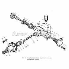 Воздухораспределитель управления механизма переключения передач
