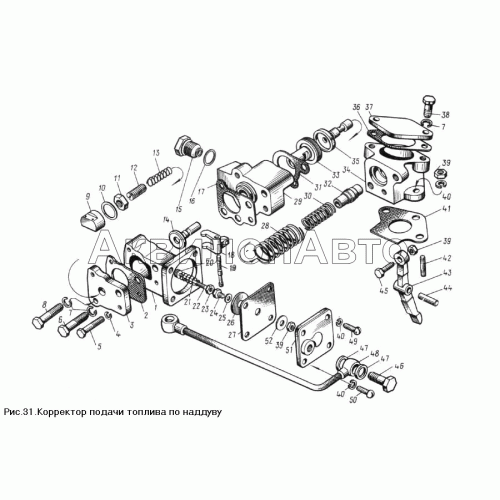 Корректор подачи топлива по наддуву Корректор подачи топлива по наддуву