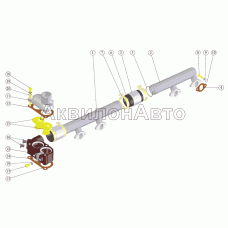 Труба водосборная и термостаты