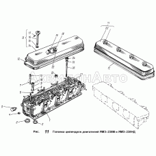 Головка цилиндров двигателей ЯМЗ-238М и ЯМЗ-238НД