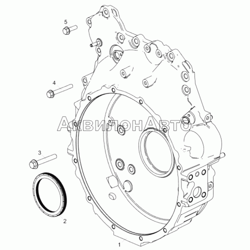 5340.1002309-10 Установка картера маховика