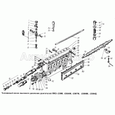 Топливный насос высокого давления двигателей ЯМЗ-238М, -238АМ, -238ГМ, -238ИМ, -238НД