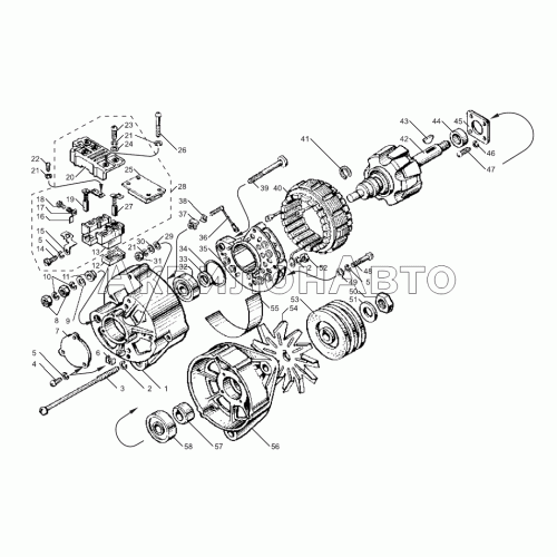 Генератор 6582.3701-03