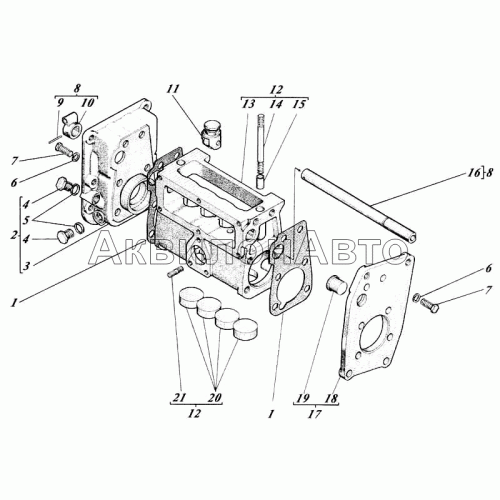 Насос топливный 445-16с2 Насос топливный 445-16с2