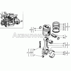 Поршень с шатуном
