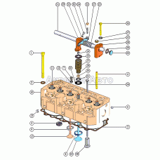 Установка головок цилиндров
