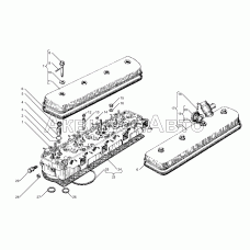 Головка цилиндров двигателей ЯМЗ-238БЕ, ЯМЗ-238ДЕ