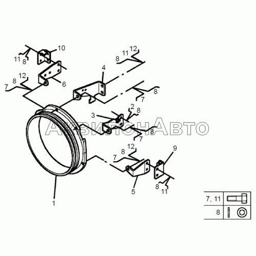 Кожух вентилятора Кожух вентилятора