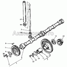 Вал распределительный. Клапаны и толкатели клапанов