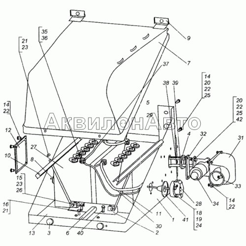 Установка аккумуляторных батарей