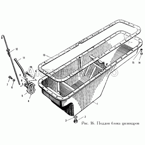 Поддон блока цилиндров