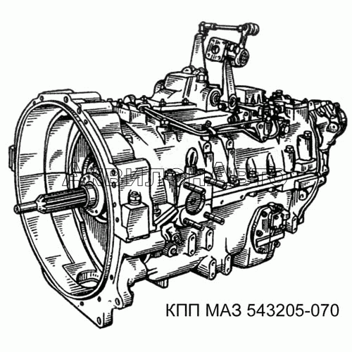 КПП МАЗ 543205-070