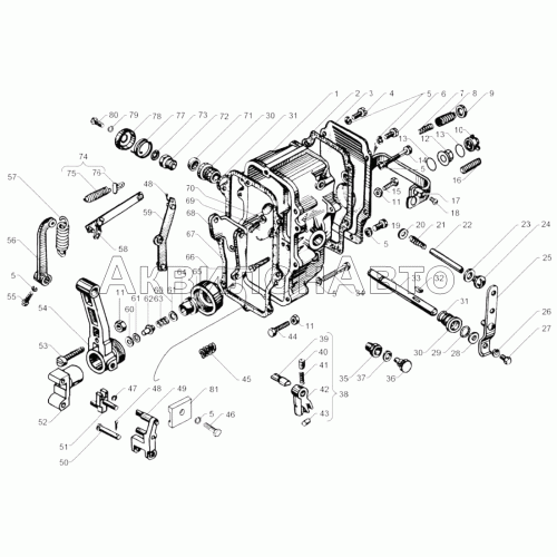 Крышка регулятора частоты вращения