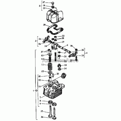 Клапаны и толкатели клапанов Клапаны и толкатели клапанов