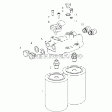 6565.1117010 Фильтр тонкой очистки топлива в сборе