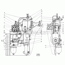Топливная система СМД-14НГ,-14БН,-15Н,-19,-20