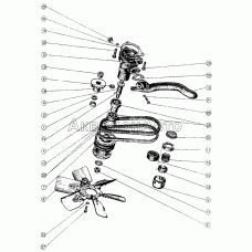 Водяной насос и вентилятор Водяной насос и вентилятор