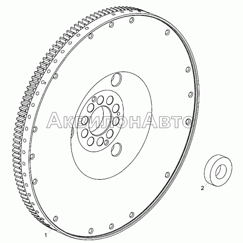 5340.1005115 Маховик в сборе 5340.1005115 Маховик в сборе
