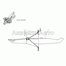 31104-1601200 Вилка сцепления с чехлом