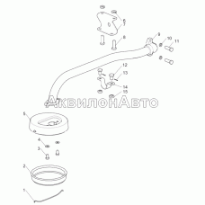 Труба всасывающая с заборником: На двигатели 7511.10-29, 7512.10-05