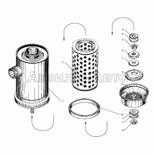 Воздушный фильтр двигателей ЯМЗ-238БЕ, ЯМЗ-238БЕ2