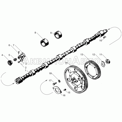 Вал распределительный