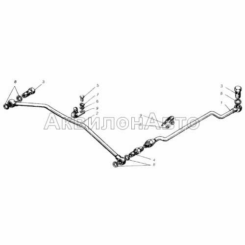 Трубки подвода масла к турбокомпрессорам двигателей ЯМЗ-240,ЯМЗ-240Б
