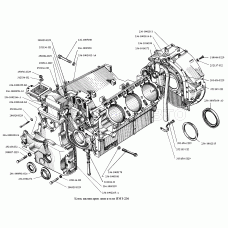 Блок цилиндров двигателя ЯМЗ-236
