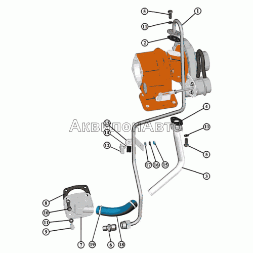 Маслопроводы турбокомпрессора Маслопроводы турбокомпрессора