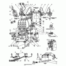 Топливные трубопроводы и установка топливной аппаратуры
