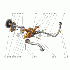 Установка масляного насоса. Установка приёмника масляного насоса