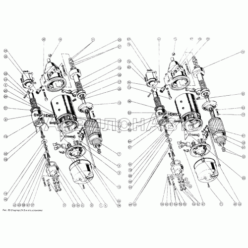 Стартер 24В и его установка