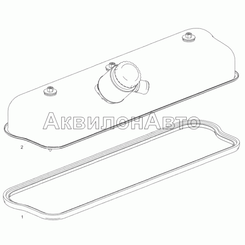 65652.1003339 Комплект крышки головки цилиндров с прокладкой крышки