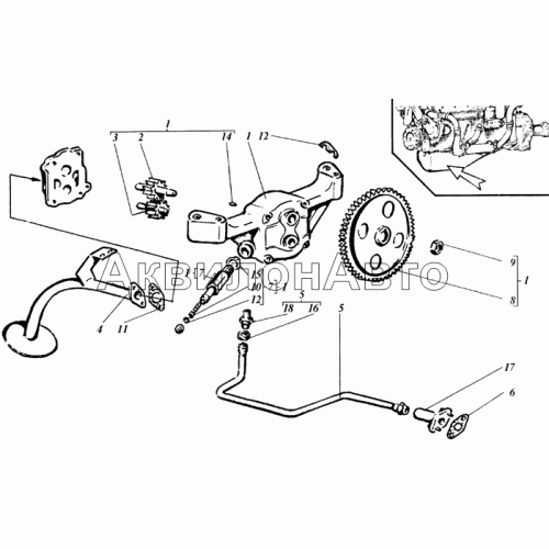 Насос масляный