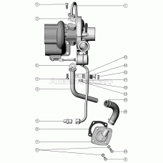 Маслопроводы турбокомпрессора. Маслопроводы турбокомпрессора.