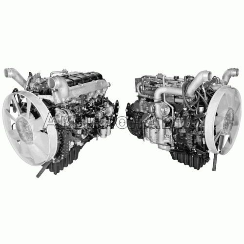 Двигатель в сборе (для автомобилей МЗКТ) Двигатель в сборе (для автомобилей МЗКТ)